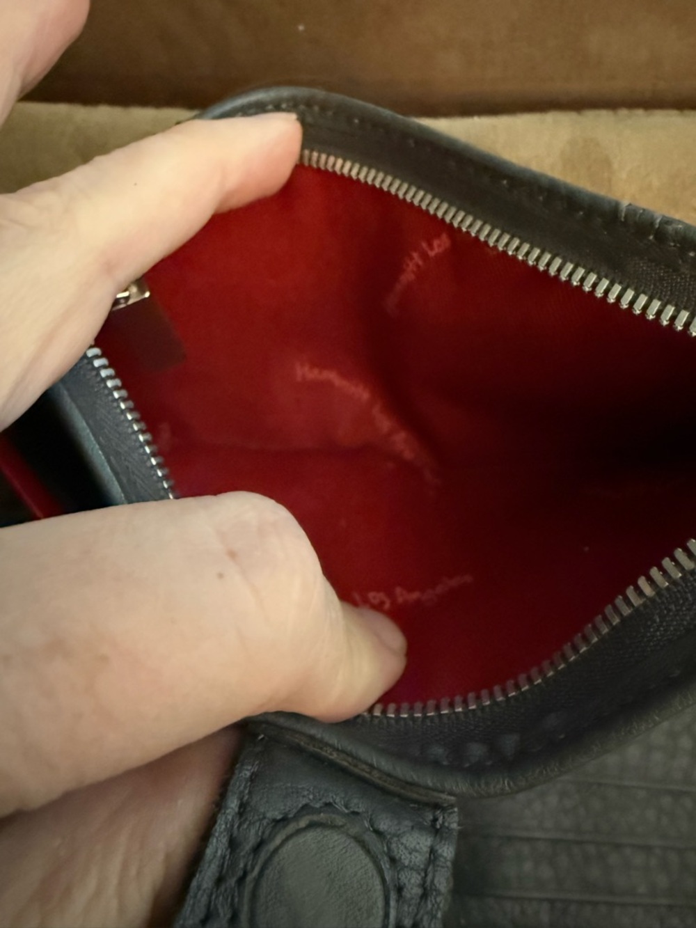 Hammitt 110 North Wallet – Dark Gray Leather | Very Good Condition - Picture 7 of 8